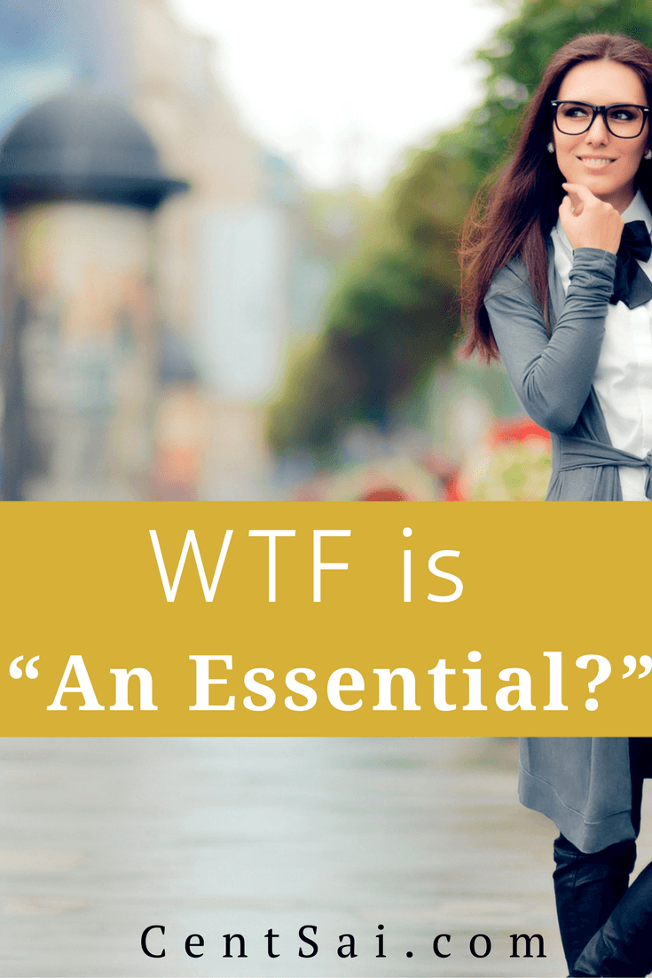 The younger generations' definition of what is "essential" has broadened to include, well... non-essentials. But is this a bad thing?