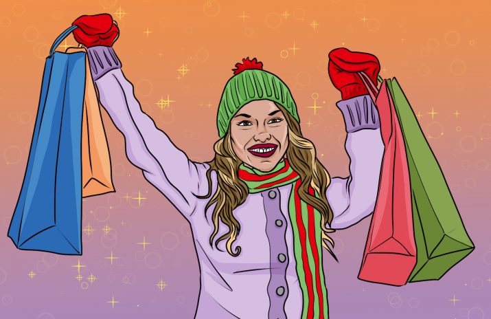 10 Smart Holiday Shopping Tips: Go Big, Not Broke 10 Smart Holiday Shopping Tips: Go Big, Not Broke | Art by Jonan Everett