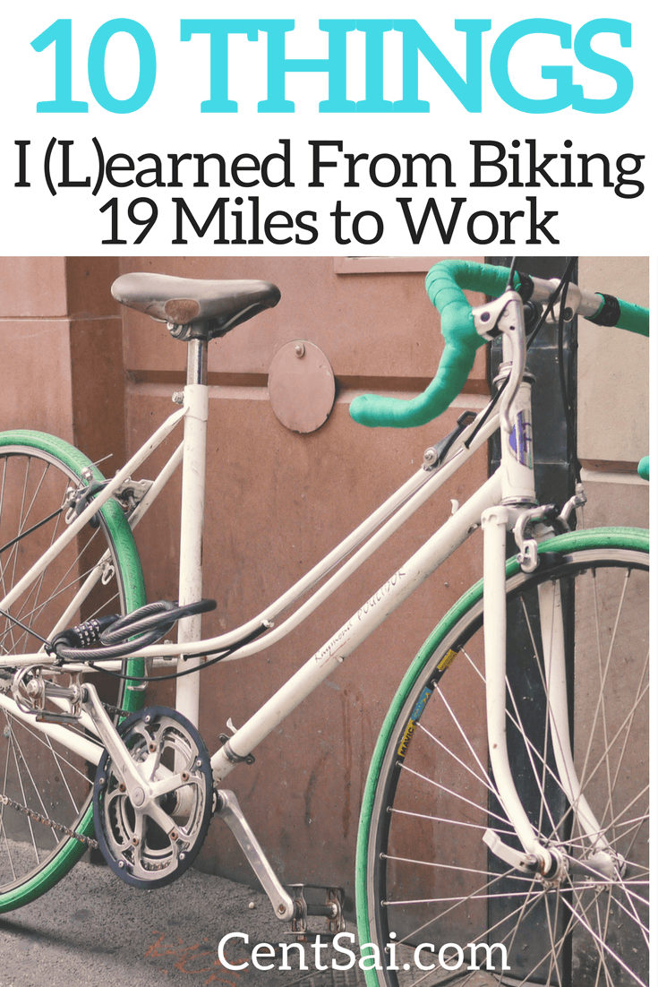 I love driving cars, but I discovered that biking every day made me both healthier and wealthier – and it felt good, too! I’m about to tell the many lessons I learned from commuting 19 miles per day on my ($99 Wal-Mart) bicycle.