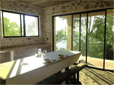 I Am Building My Own Beach House Brick by Brick - dining room