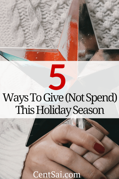 5 Ways To Give (Not Spend) This Holiday Season