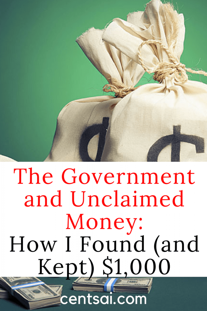The Government and Unclaimed Money: How I Found (and Kept) $1,000.