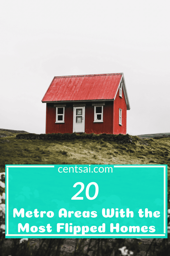 20 Metro Areas With the Most Flipped Homes. House flipping is becoming more and more popular. But where are the best markets for flipped homes? Check out this helpful list! #realestate #investing