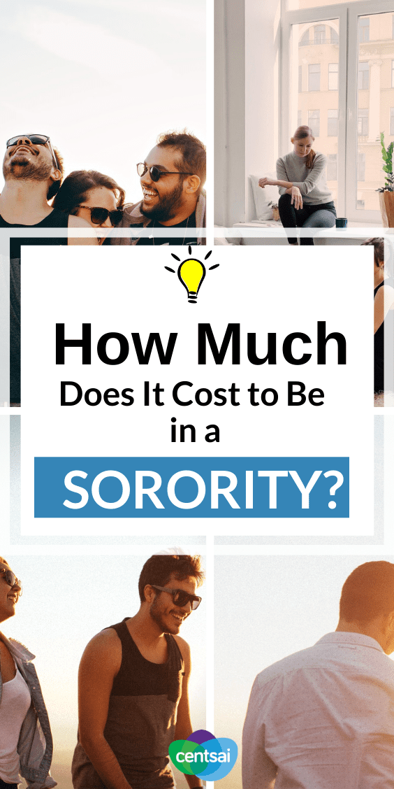 How Much Do Sororities Cost? The Real Price of Going Greek. For many, Greek life is an essential part of the college experience. But how much do sororities cost? It may be more than you think. #life #CentSai #lifestyle