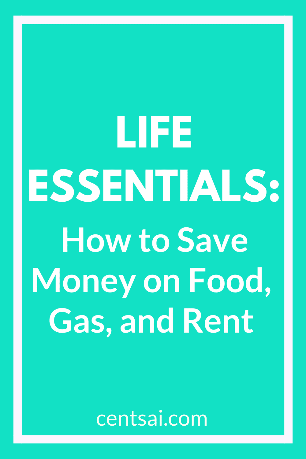Life Essentials: How to Save Money on Food, Gas, and Rent. Even when it comes to the bare necessities, you may be spending more than you need to. Here's how to save money on food, gas, and rent. #costofliving #frugality #frugal #savemoney #savingtips