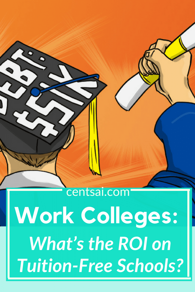 Work Colleges: What’s the ROI on Tuition-Free Schools? Tuition-free schools offer a great way to attend college without debt. But do they provide a good return on investment? #EducationBlogs #StudentLoansBlogs #college