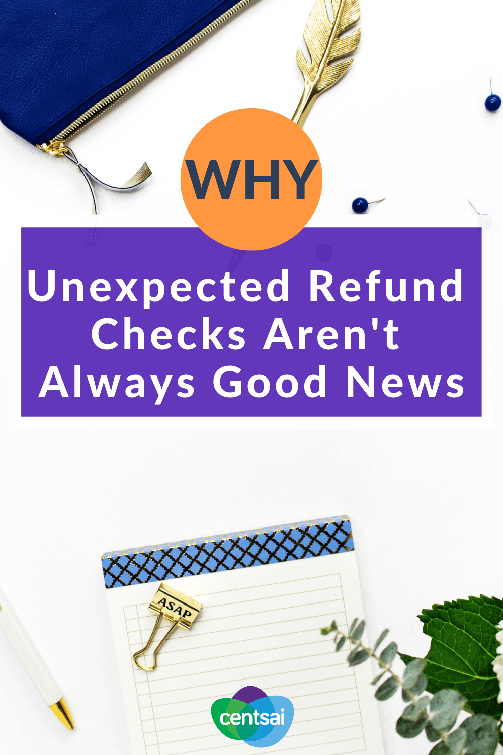 Insurance Refund Checks Aren�t Always Good News CentSai Insurance Refund Checks Aren�t Always Good News CentSai