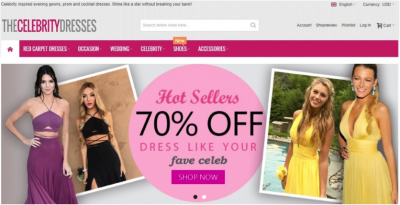 "Your Guide to Getting Cheap Red-Carpet Dresses " - The Celebrity Dresses screen shot
