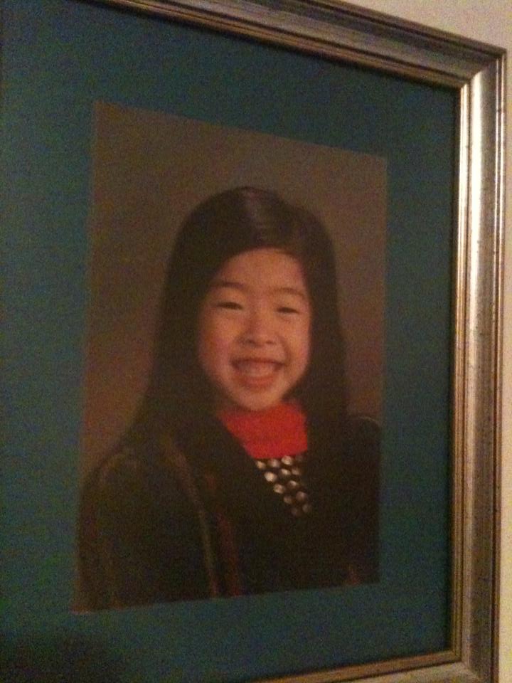 A childhood photo of Rumi Spice's founder, Kimberly Jung