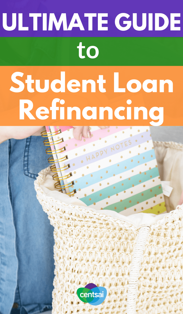 The Ultimate Guide to Student Loan Refinancing. #Studentloandebt can be a serious burden, but refinancing can make a huge financial impact. Read up on your options to eliminate your student loan #debt #personalfinance #personalfinancetips
