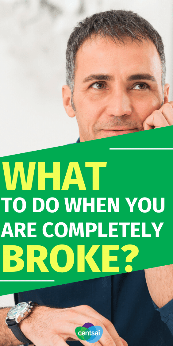 Here's the straightforward guide to when you're completely broke and need money asap. #FinancialLiteracy #financialfreedom #personalfinance #finance #financeplanning #CentSai
