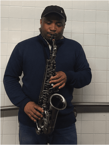 NYC subway performers: Clinton Parsons, Photo by Emma Finnerty