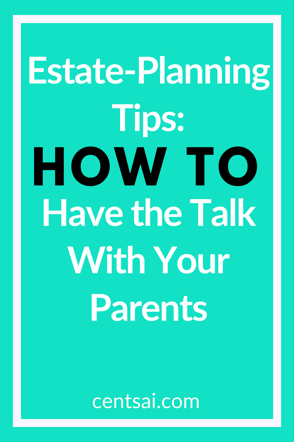 Estate-Planning Tips: How to Have the Talk With Your Parents. Are you ready to deal with your parents' wills or debt after they die? It may sound morbid, but it's crucial to plan. Check out these estate-planning checklist and tips. #estateplanningchecklist #estateplanning #estateplanningtips