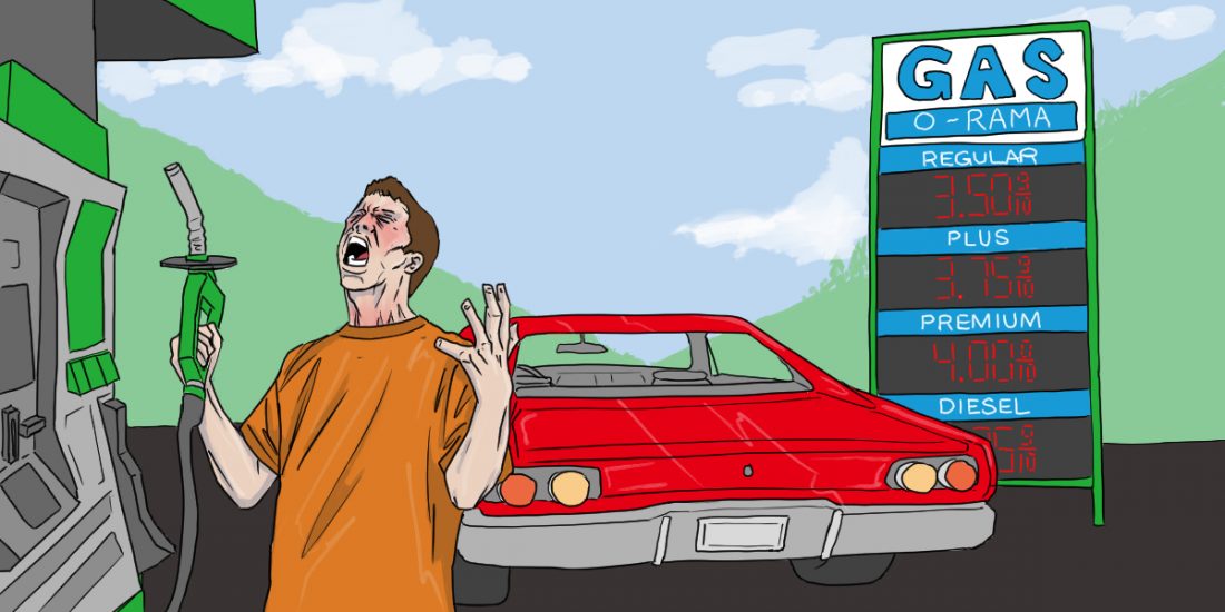 Why are gas prices going up? | Art by Jonan Everett