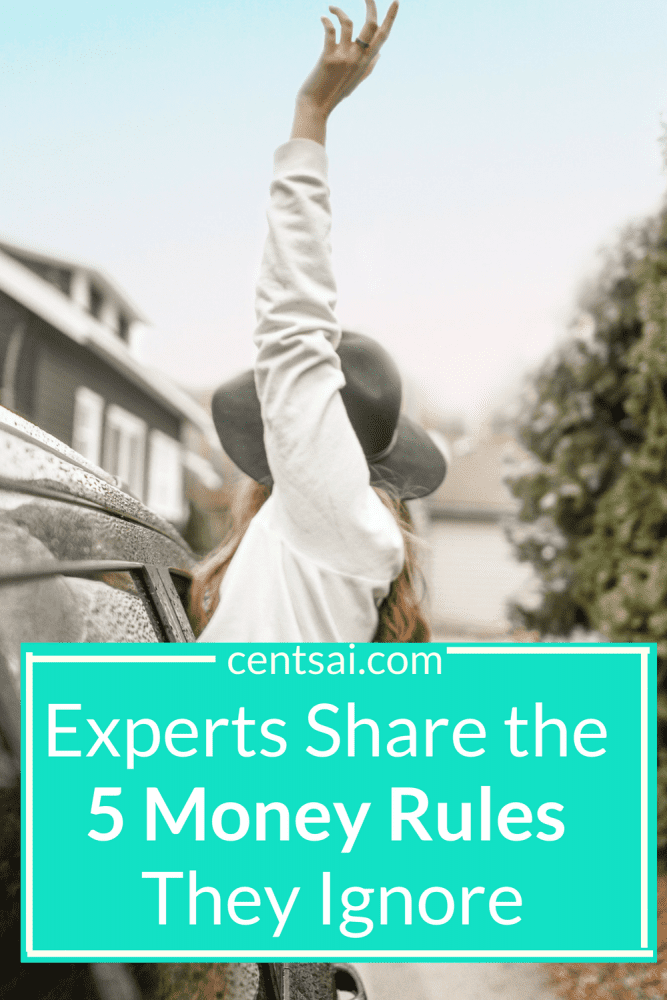 Experts Share the 5 Money Rules They Ignore. Is saving just not working for you? At your wits end when it comes to money? These five experts share money rules you don't have to follow. #savingtips #saving #expert #financialplanning
