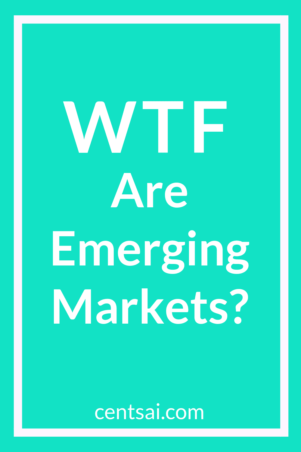 WTF Are Emerging Markets? What are emerging markets? They may affect you more than you realize. Get the lowdown on what they are and which countries fall under this umbrella. #emergingmarket #emergingmarketsbusiness