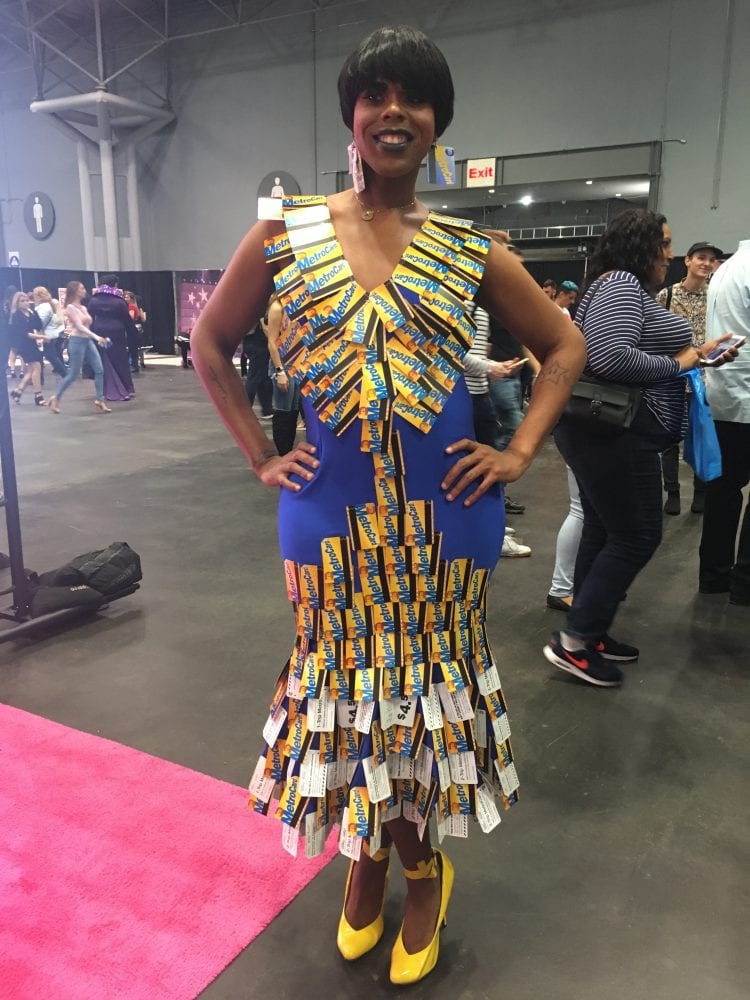 Drag queen @RobynBanksSays at RuPaul's DragCon NYC