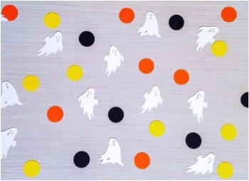 27 Cheap Halloween Party Ideas for Under $27: Halloween confetti