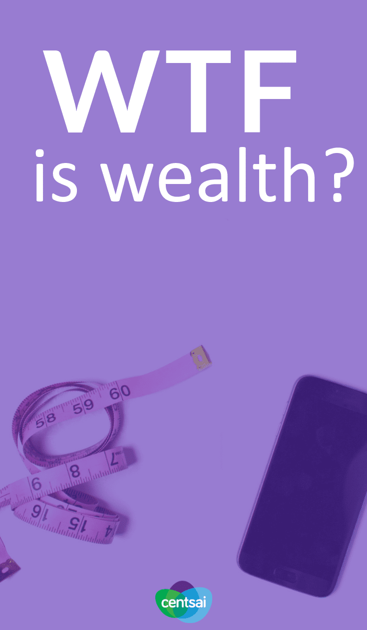 WTF Is Wealth? We tend to obsess over getting rich, but what is wealth, really? What does wealthy mean beyond having a giant heap of cash? Get the lowdown. #financialplanning #saving #savingtips #budgeting #moneymatters