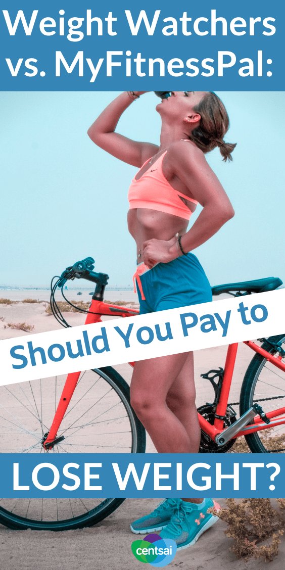 What's the best program to lose weight? And is it worth paying for? Check out our comparison of Weight Watchers vs. MyFitnessPal. #weightwatchers #lostweightmotivation #CentSai