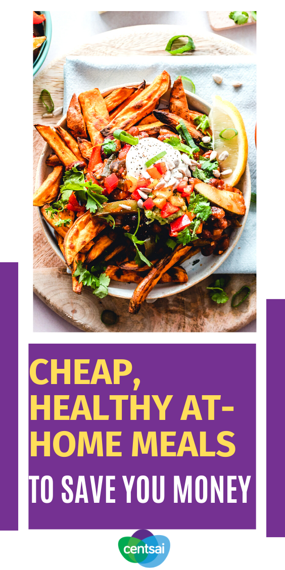 Cooking at Home: How to Make Cheap, Healthy Meals. Does cooking healthy food at home drain your time and your wallet? Learn how to make cheap, healthy meals that your taste buds will love. #CentSai #frugality #costofliving #frugalfoods #Healthyfood #cheapfood
