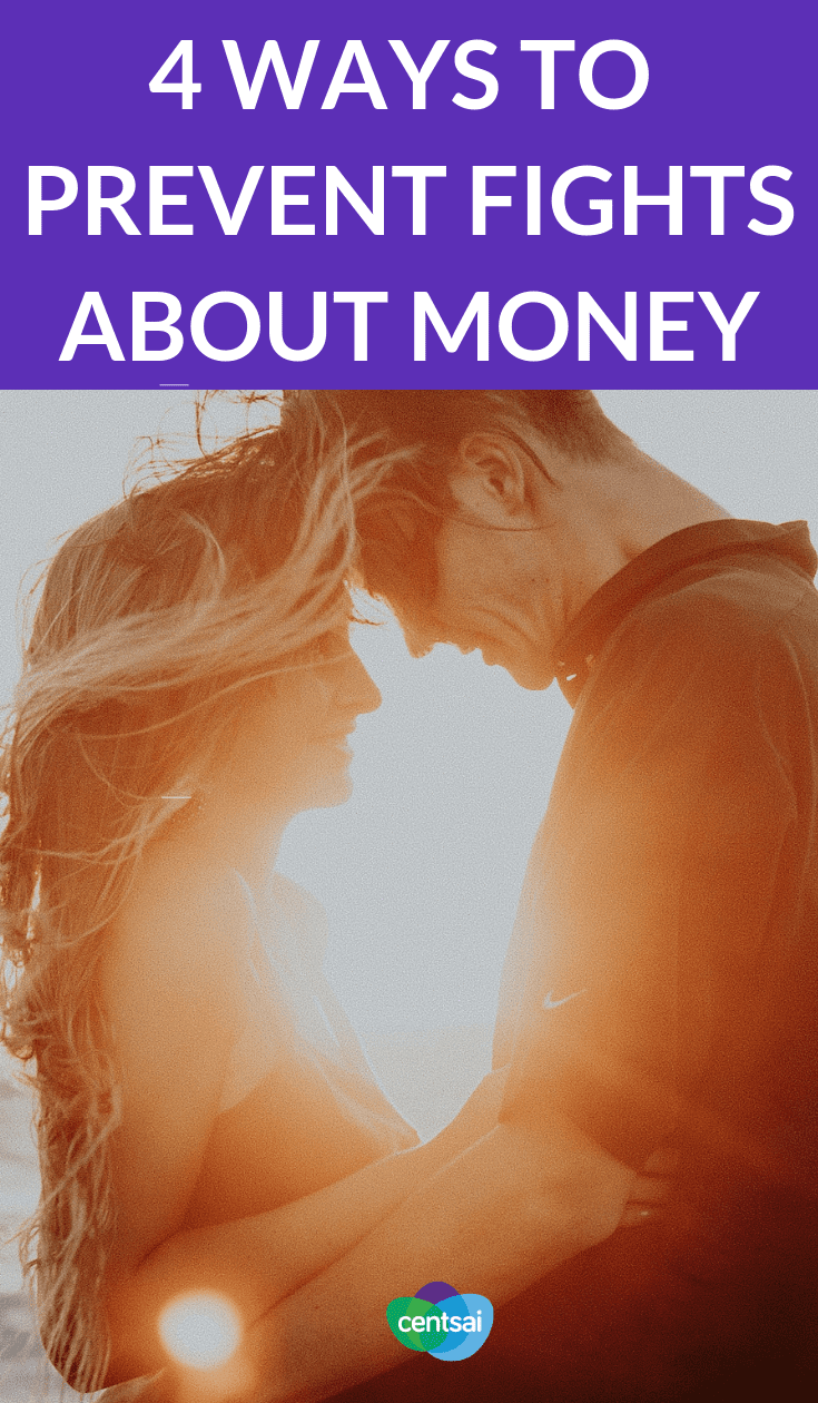 4 Ways to Prevent Fights About Money. #Relationships and financial stress don't mix well. Learn how to prevent financial problems in marriage to keep your relationship a happy one. #moneymatters #couples #financialmanagement #personalfinance