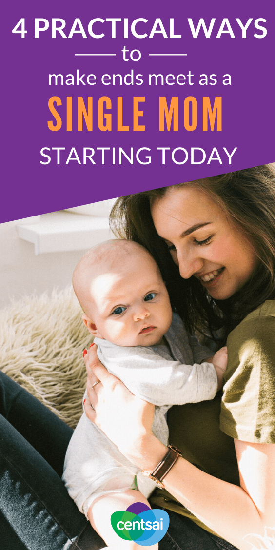 Single parenting can be tough, but don't let stereotypes define you. Learn how to survive financially as a single mom and make ends meet. #savingtips #savingmoneytips #personalfinance #personalfinancetips #CentSai