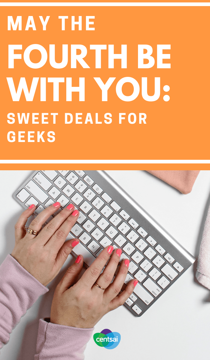 May The Fourth Be With You: Sweet Deals for Geeks. It's every Star Wars geek's favorite day, and we have some great tips for finding sweet Star Wars Day deals. May the fourth be with you! #frugalliving #frugallivingideas #savingtips #savingmoneytips