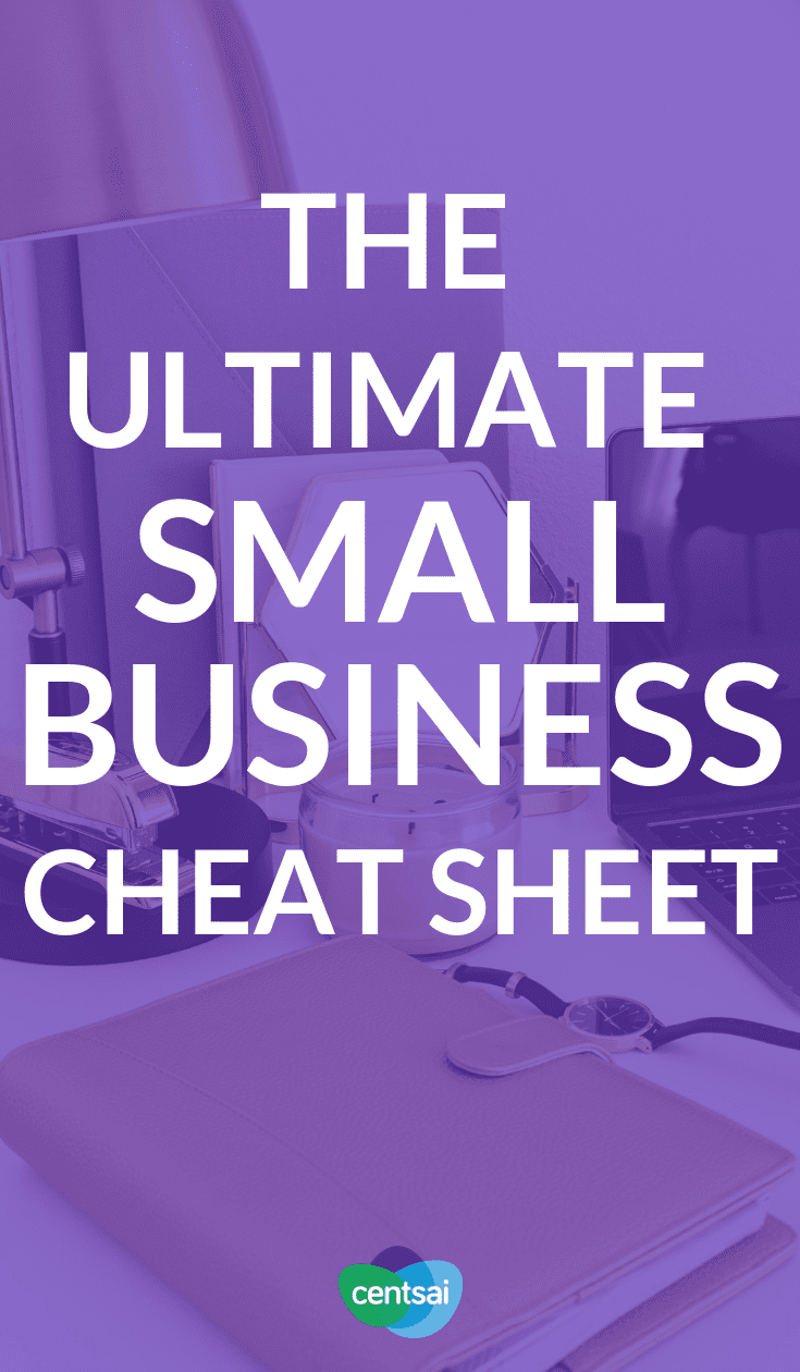 The Ultimate #SmallBusiness Cheat Sheet. You dream of running your own #business, but making it happen is tough. Never fear. Check out our thorough guide to starting a small business. #investingforbeginners #investingmoney