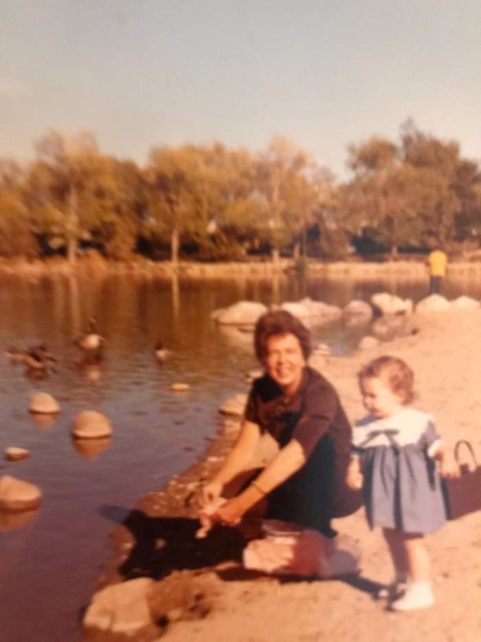 How Hardship Shapes Financial Values: Lessons From My Mother and Grandmother | financial values, hardship | Doria Lavagnino as a child with her mother