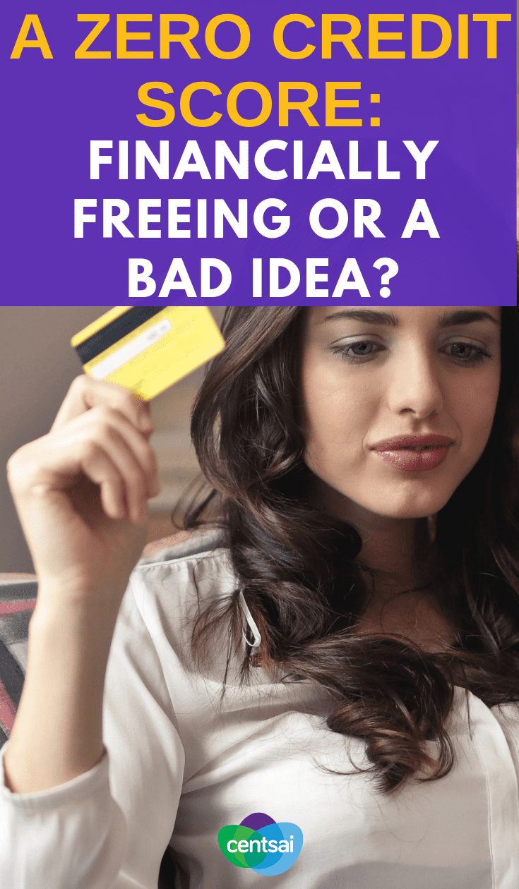 Great credit can lead to a lot of financial perks. But could a zero credit score be the real ticket to financial freedom? Read and find out. #improvecreditscore #creditscore #bettercreditscore #buildcreditscore