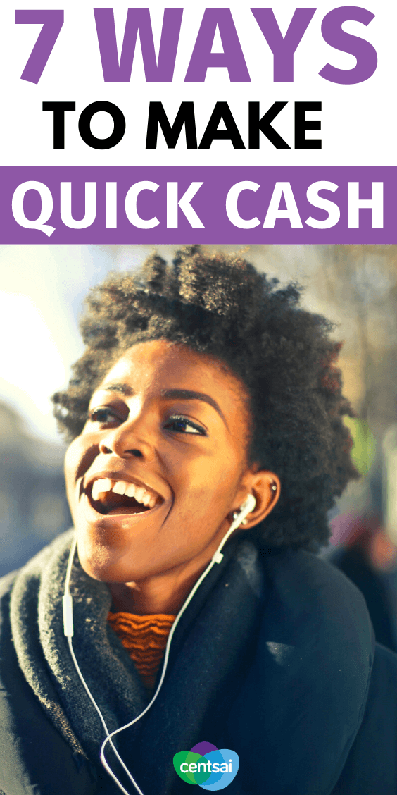 Facing an emergency you can't afford? A payday loan may be tempting, but try these best quick cash ideas instead. Your wallet will thank you later. #CentSai #Paydayloans #debttips #Makemoney