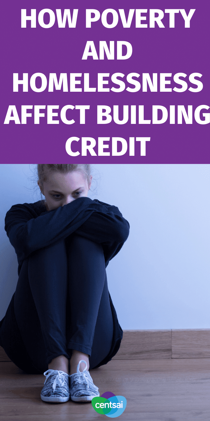 If you're feeling the effects of poverty on both your wallet and your credit score you're not alone. Get one man's tips for building credit. #CentSai #moneytip #managingmoney #homeless #homelesstips #financialhardships