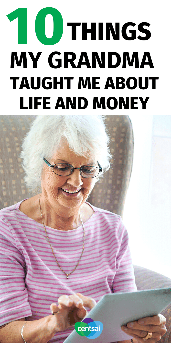 Follow these 10 things that I learned from my Thrifty Grandma buid a financially secure future. Save money, build wealth and plan the future you dream of! #CentSai #personalfinance #financialplanning #savemoney #familybudget #budget #moneymanagement