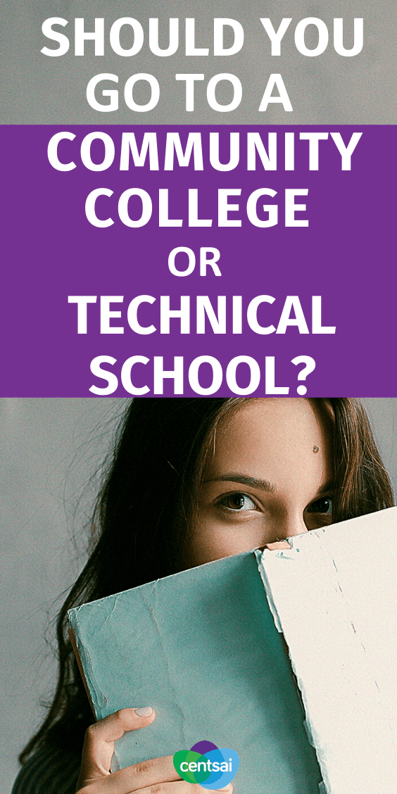 Should You Go to a Community College or Technical School? Have you thought about what you'll do next after high school? Check out the benefits of going to a community college or technical school. #educationblogs ##education #college #collegehacks #CentSai
