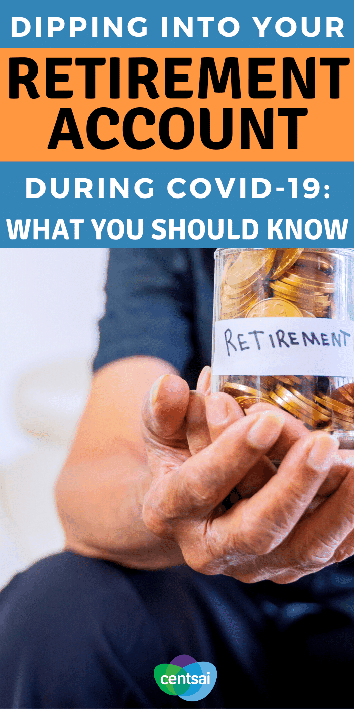 Recent legislation lets you withdraw from your retirement fund during the coronavirus pandemic without penalties, but hidden costs remain. #CentSai #retirementplanning #retirement #retirementfund
