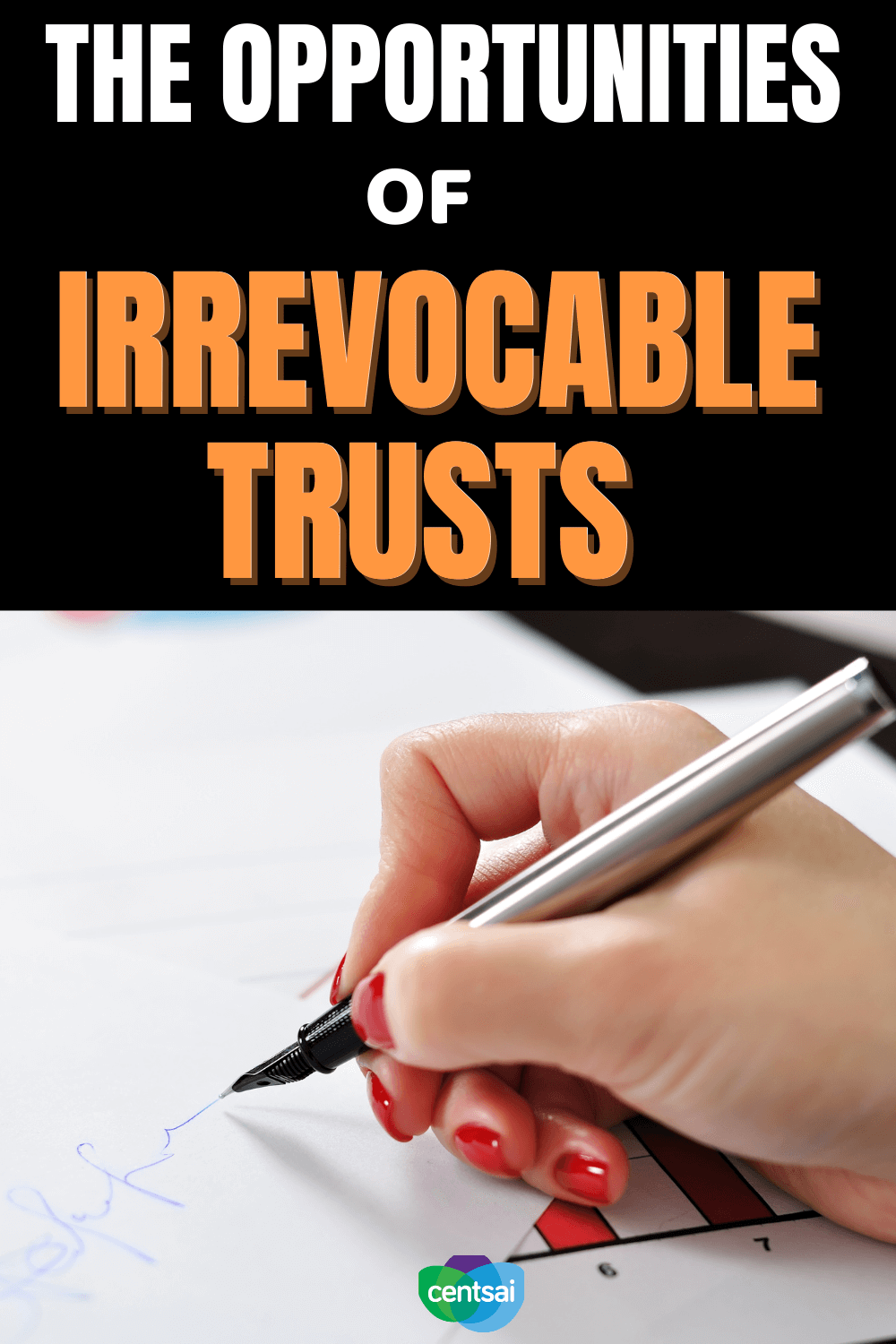 The Opportunities of Irrevocable Trusts. Irrevocable trusts ensure tax benefits to the guarantor, but they come with restrictions. Read up on what you should know beforehand. Check out CentSai to learn more about financial planning tips. #CentSai #Irrevocabletrusts #financialplanning #moneymanagement
